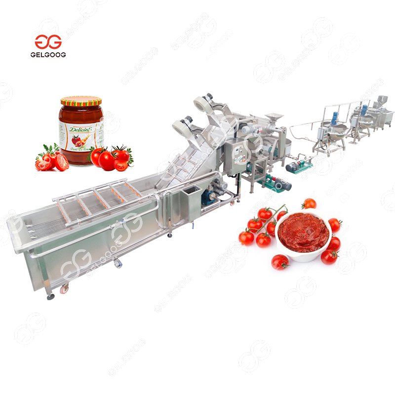 Turkey Auto Tomato Sauce Processing Machinery Machines Customized Tomato Pulp Tomato Ketchup Making Equipment