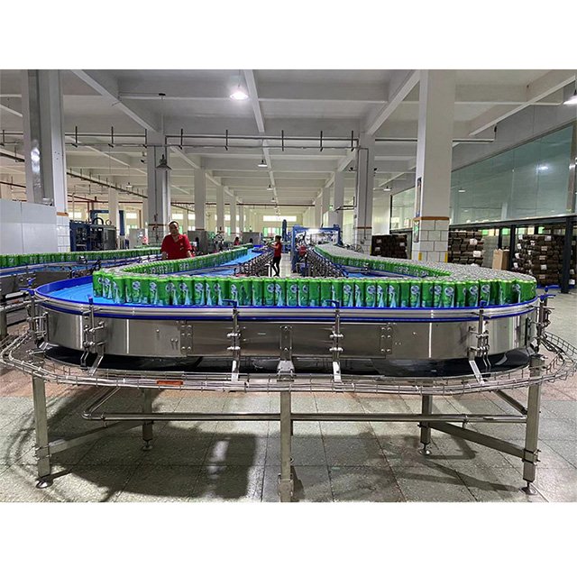 Production Line Is for Producing Various Kinds of Carbonated Soft Drinks, Soda Water