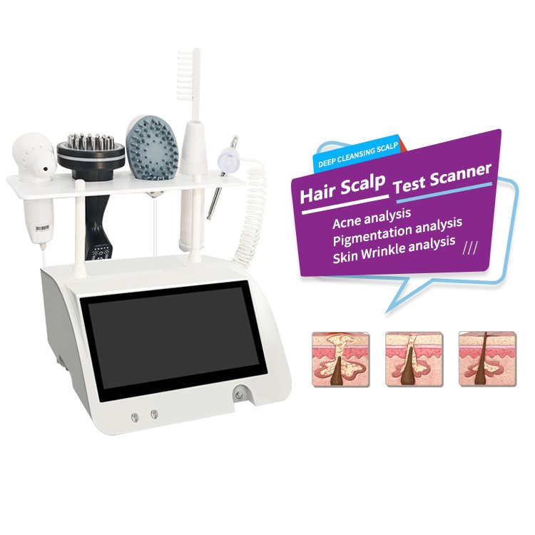 Hot Selling Products 5 In 1 Scalp Analyzer Hair Growth Treatment Hair Follicle Detection Promote Hair Growth One In One Device
