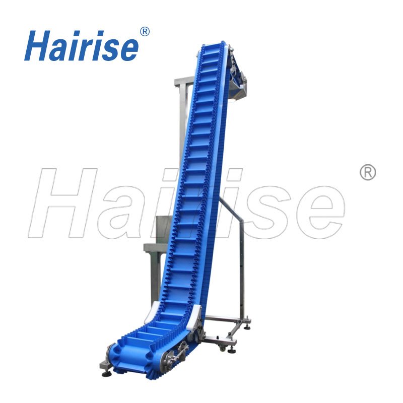 Hairise hopper inclined conveyor system