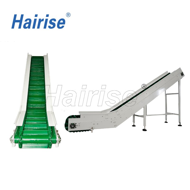 Hairise hopper inclined conveyor system