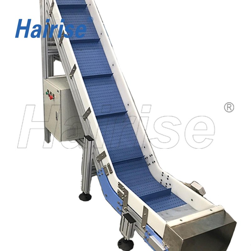 Hairise hopper inclined conveyor system