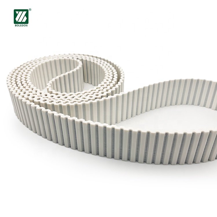 Custom Double Side Double Row Of Teeth Pu Wire Bead Core Built-In Steel Reinforced At10 Timing Belt Transmission Belt