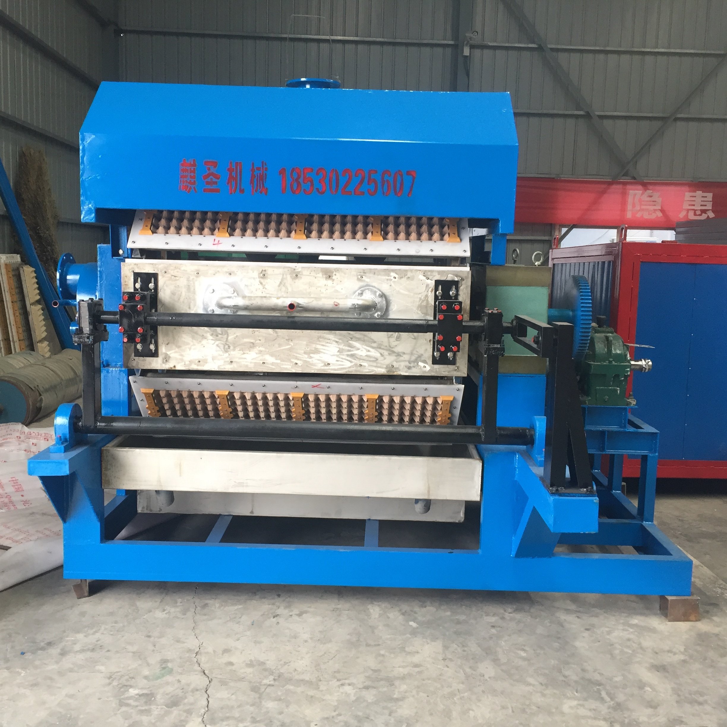 Waste Paper Recycling Plant Pulp Molding Machine Making Egg Tray Carton