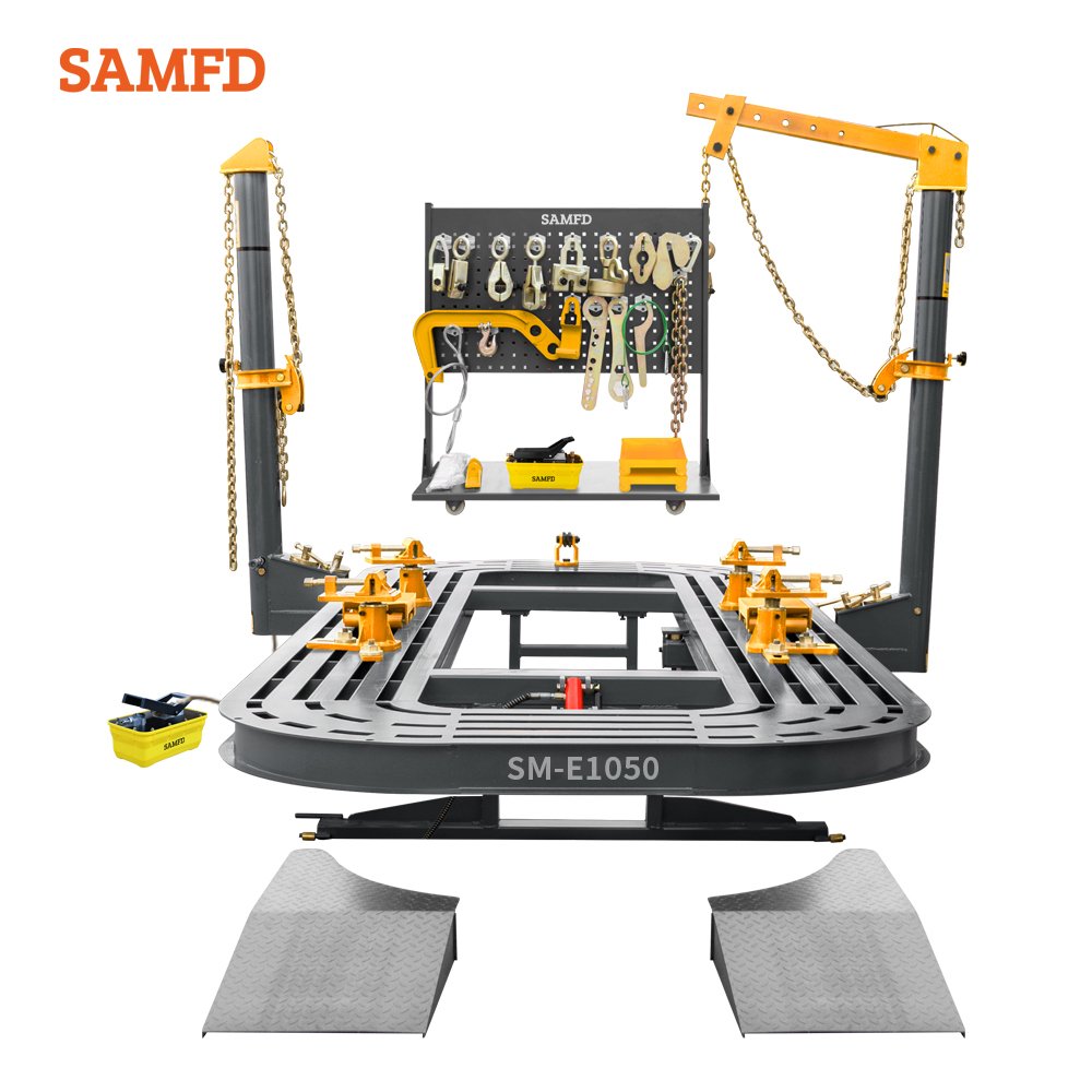 SAMFD Small Bench for Car Repair / Portable Spray Booths Frame Machine / Auto Repair Equipment