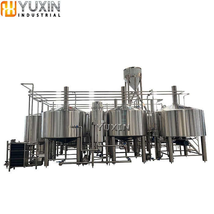 Craft Beer Brewing Production Line Industrial Beer Brewhouse Fermenting Equipment for Sale