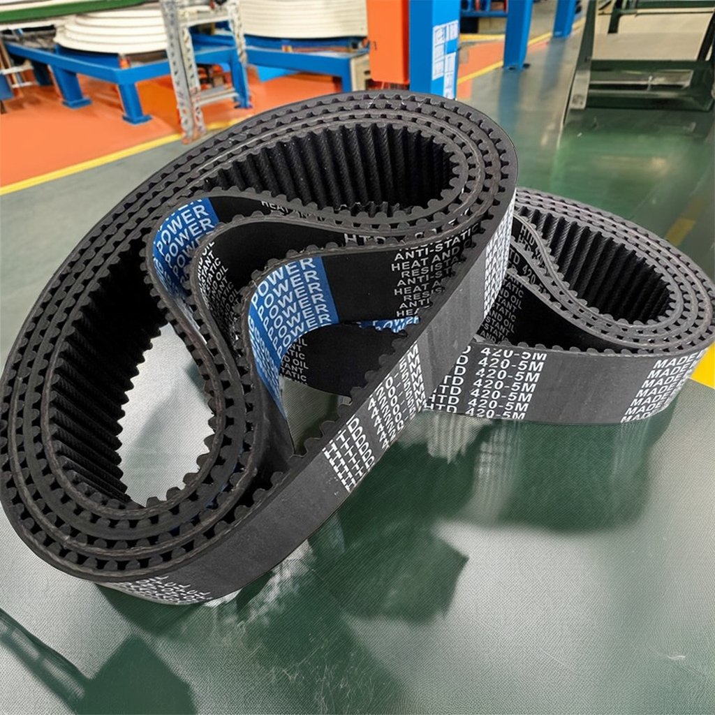 China Manufacturer Rubber synchronous belt HTD 3M 5M 8M closed timing belts