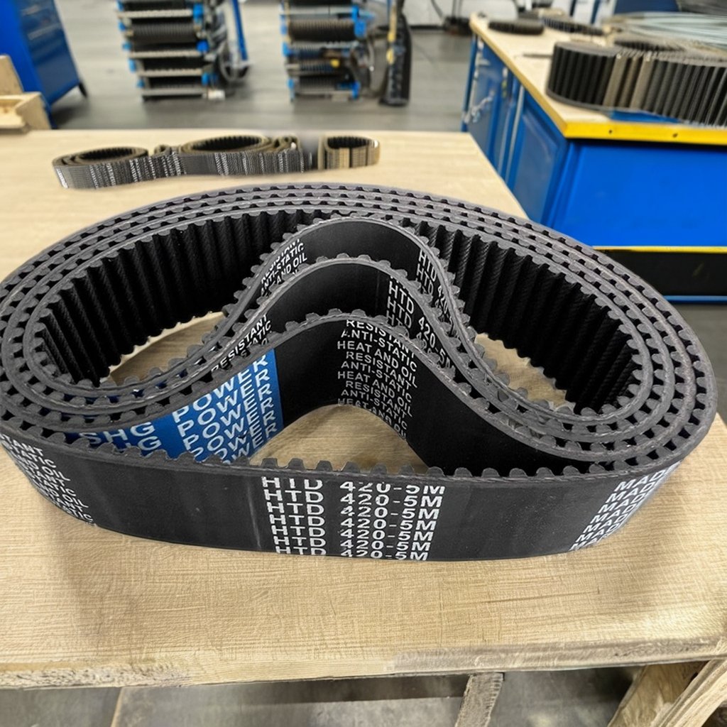 China Manufacturer Rubber synchronous belt HTD 3M 5M 8M closed timing belts
