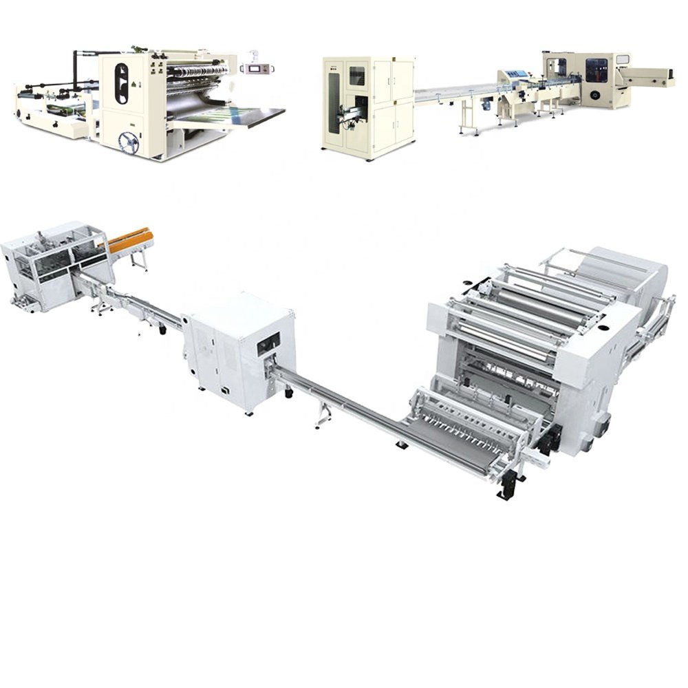 4/5/6/7 Line Full Automatic Hand Towel Kraft Paper Wrapping Machine and Production Line
