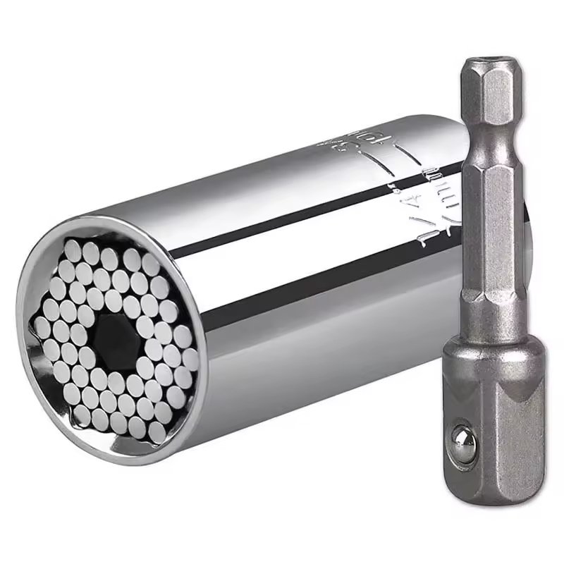 PEXMARTOOLS Universal Socket 3/8" 7-19 MM Tools Gifts Socket Set Power Drill Adapter Universal Socket Auto Repair Hand Tool