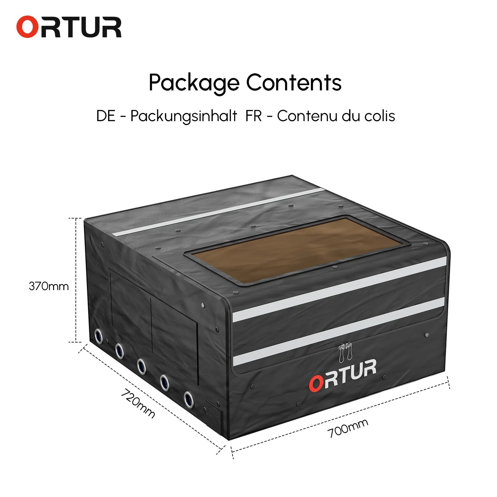 Ortur Enclosure 2.0 for All Laser Engraving Machines Protecting Cover case Laser Engraver Accessaries Safe Box