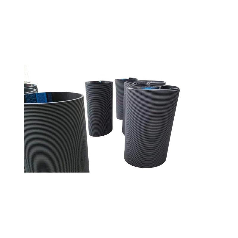 High-Performance PK Transmission Belt Hi-Potential Ribbed Belt Canvas Rubber Cotton Polyester EPMD OEM Fan Flat Belt