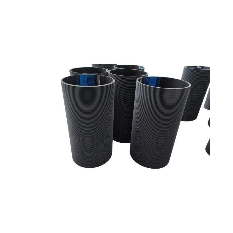 High-Performance PK Transmission Belt Hi-Potential Ribbed Belt Canvas Rubber Cotton Polyester EPMD OEM Fan Flat Belt