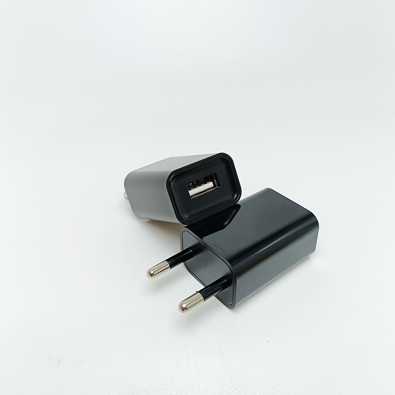 High Quality 5V 2.4A USB Charger Adapter with EU Plug Overcurrent Protection for Smart Watch Convenient Travel Home Security