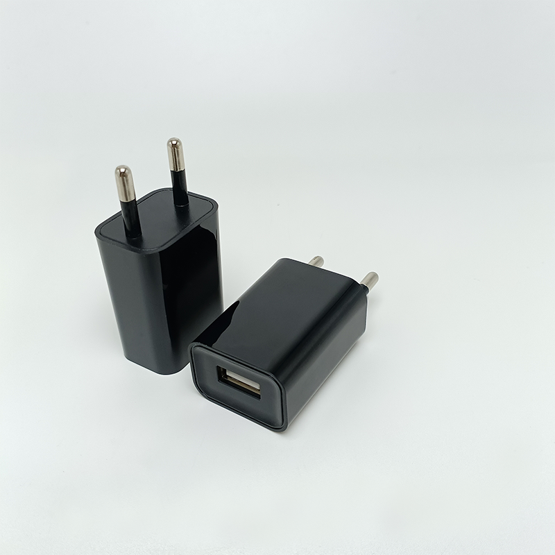 High Quality 5V 2.4A USB Charger Adapter with EU Plug Overcurrent Protection for Smart Watch Convenient Travel Home Security