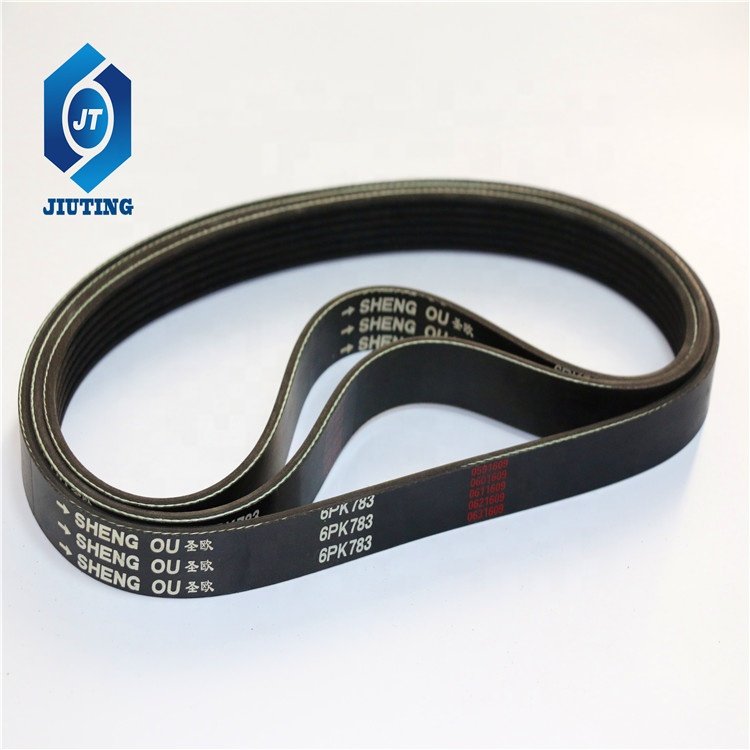 PK type industrial wedge belt auto multi rubber pk pu 2pk 3pk 8pk1750 8pk1363 v ribbed belt fan belts for transmission