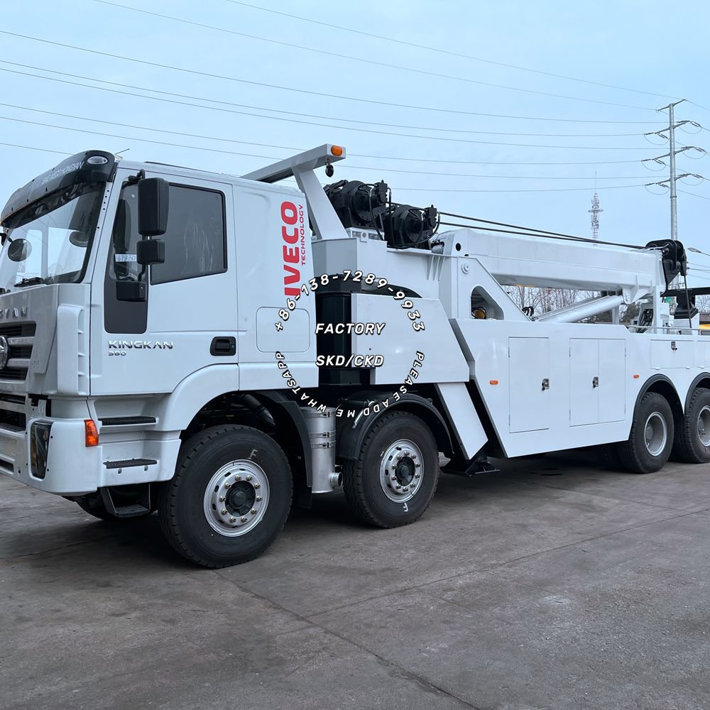 Hydraulic Boom Wrecker Equipment 40-80 Ton Rotator Tow Trucks 8x4 Diesel New Condition 50-70 Ton Tow Wrecker Truck