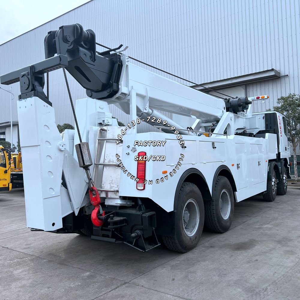 Hydraulic Boom Wrecker Equipment 40-80 Ton Rotator Tow Trucks 8x4 Diesel New Condition 50-70 Ton Tow Wrecker Truck