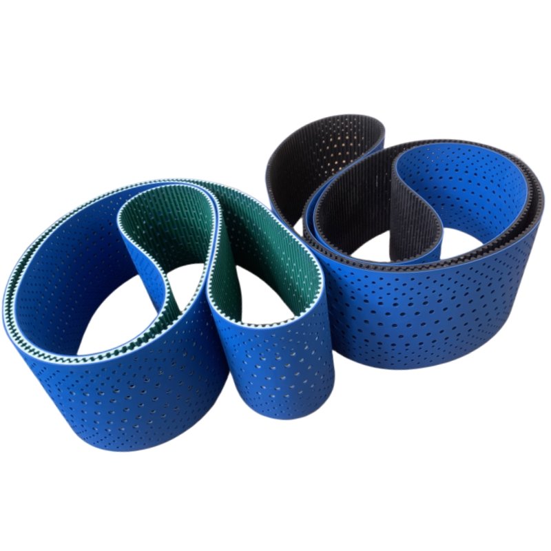 White Silicone Covered Timing Belt Fast Transportation Speed Industry Transmission Belt For Baby Diaper Industry