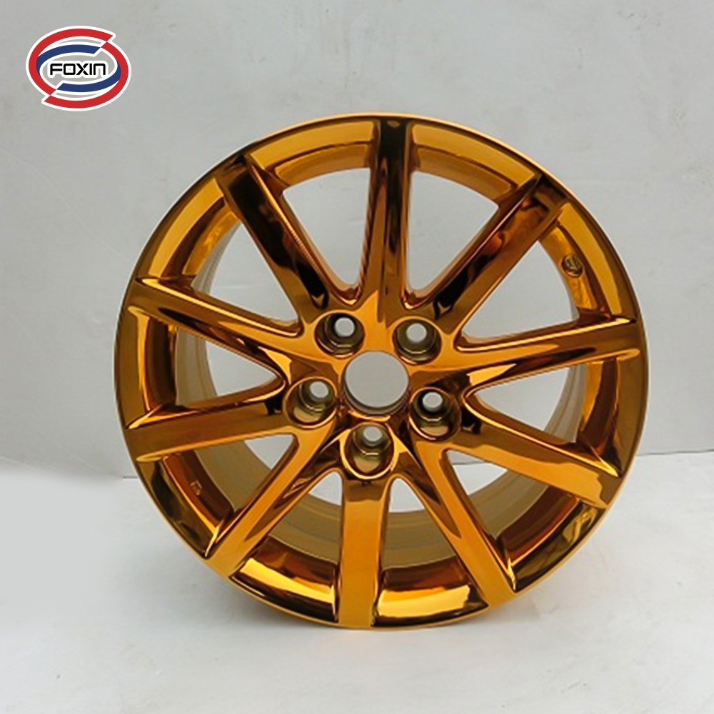 Auto Wheel Pvd Coating Machine / Car Hubs Vacuum Coating Machinery