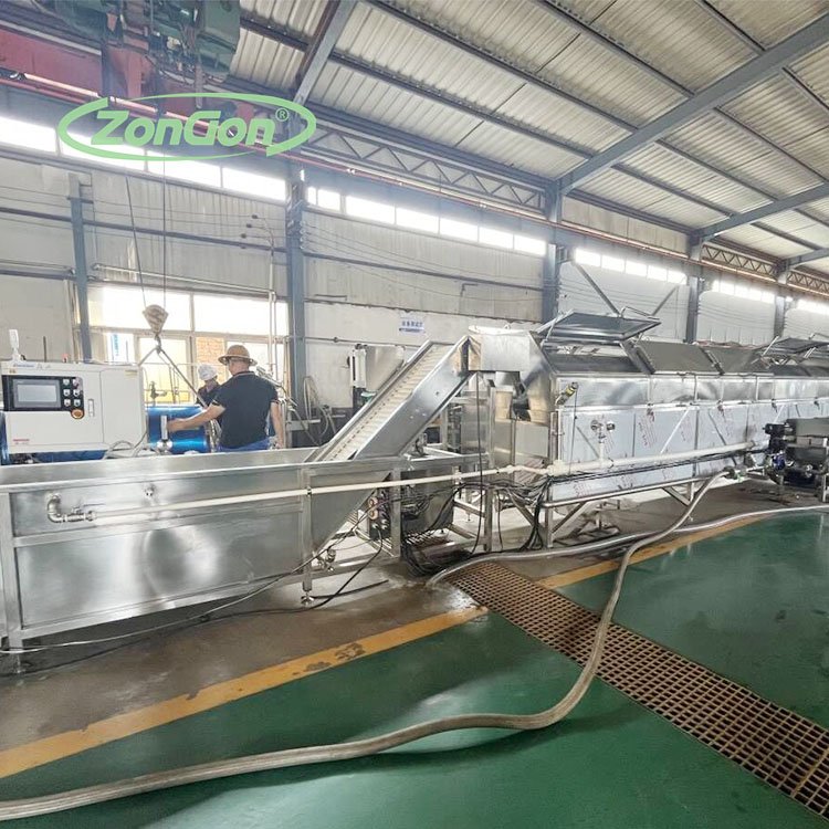 High Speed Automatic Peeler Cooking Shelling Quail Egg Processing Line