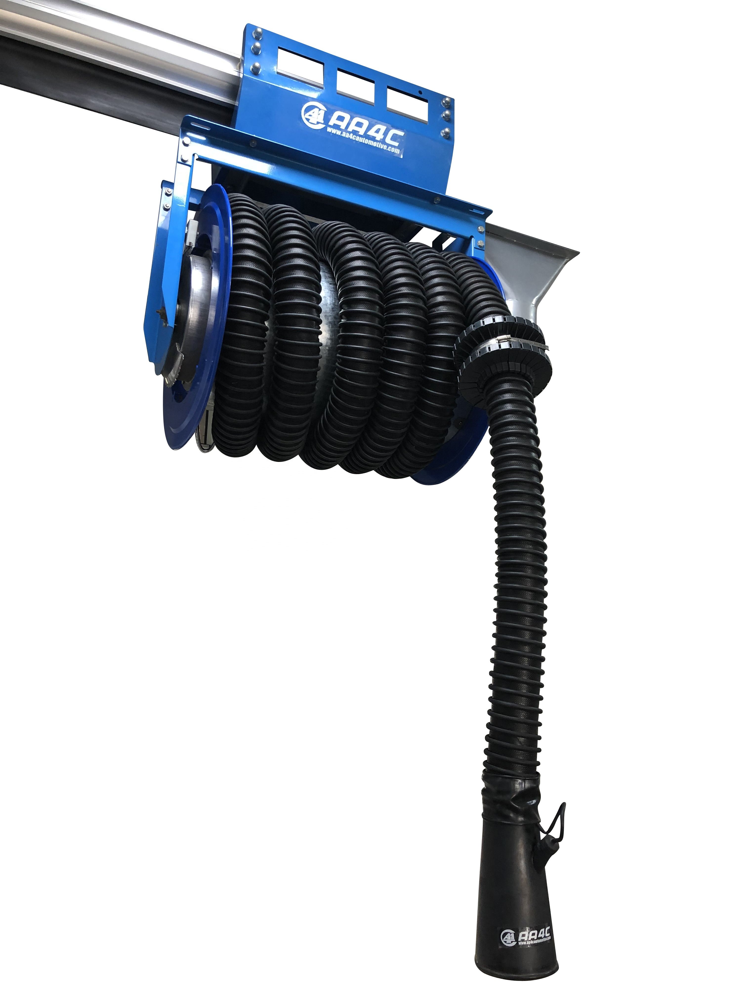 AA4C Exhaust Extracting System Auto Exhaust Gas System Vehicle Exhaust Emission Automobile Waste Emission Treatment