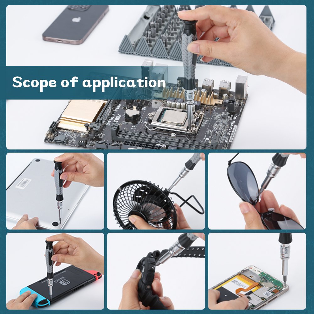 2024 Best New Products 126 in 1 Professinal Screwdriver Set Mobile Phone Repairing Tools Screwdriver Set