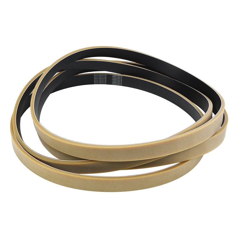 Manufacturer wear resistant transmission flat belt with brown rubber