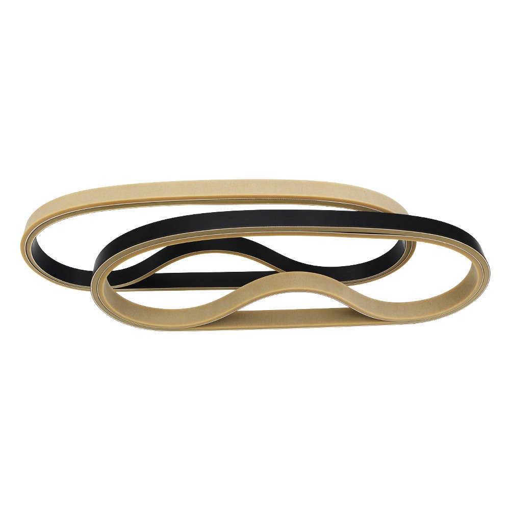 Manufacturer wear resistant transmission flat belt with brown rubber