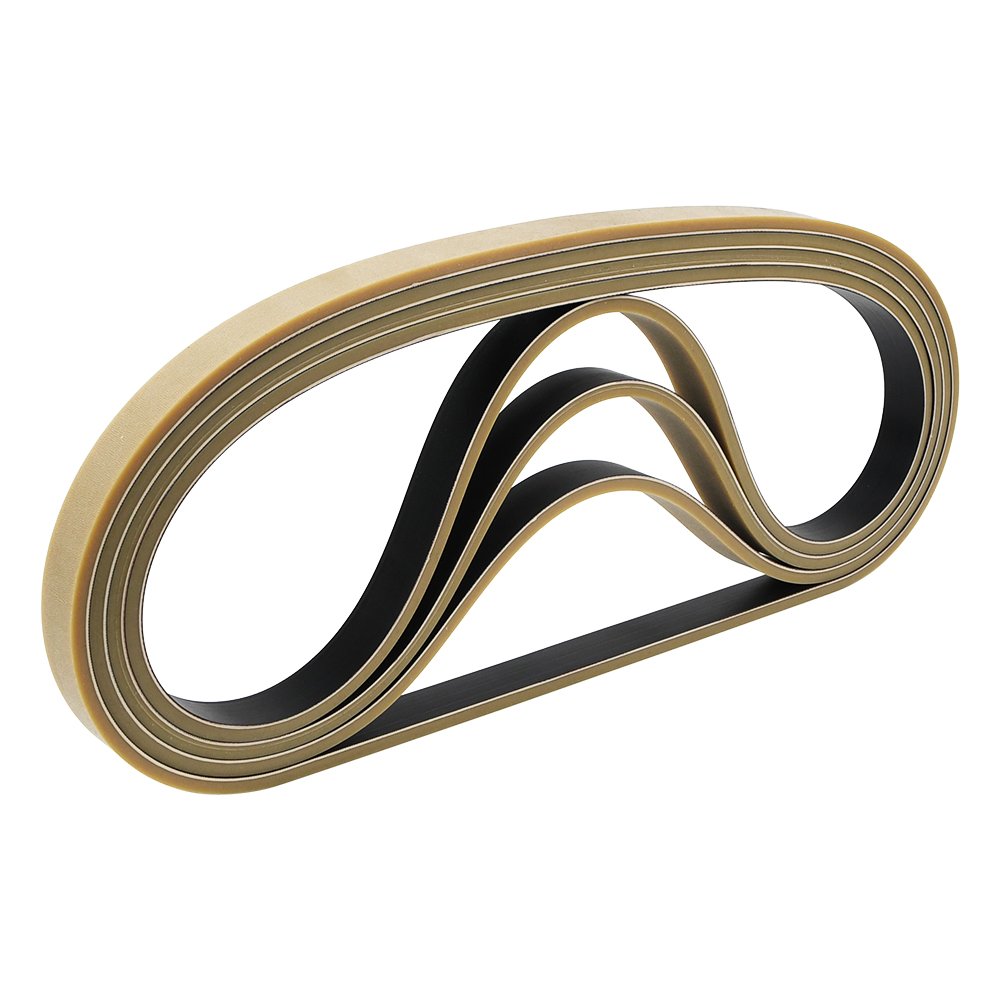 Manufacturer wear resistant transmission flat belt with brown rubber