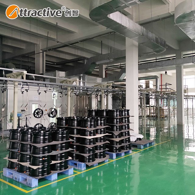 Attractivechina Automatic Powder Coating Line System For Car Parts