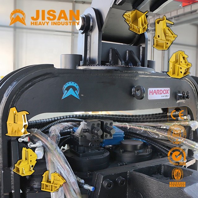 Excavator Pile Driving Equipment, Hydraulic Vibratory Pile Hammer