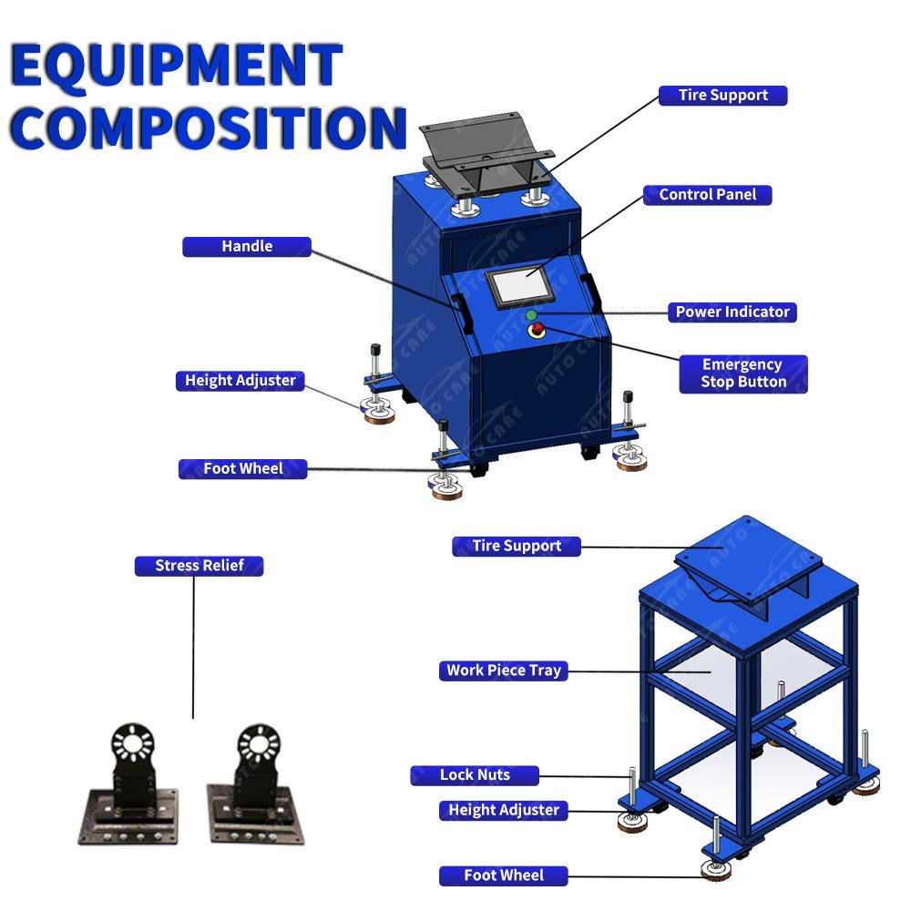 Computer-Controlled Vehicle Suspension Test Machine Chassis Shake Tester for Car Body Repair Noise Abnormality Detection Tools