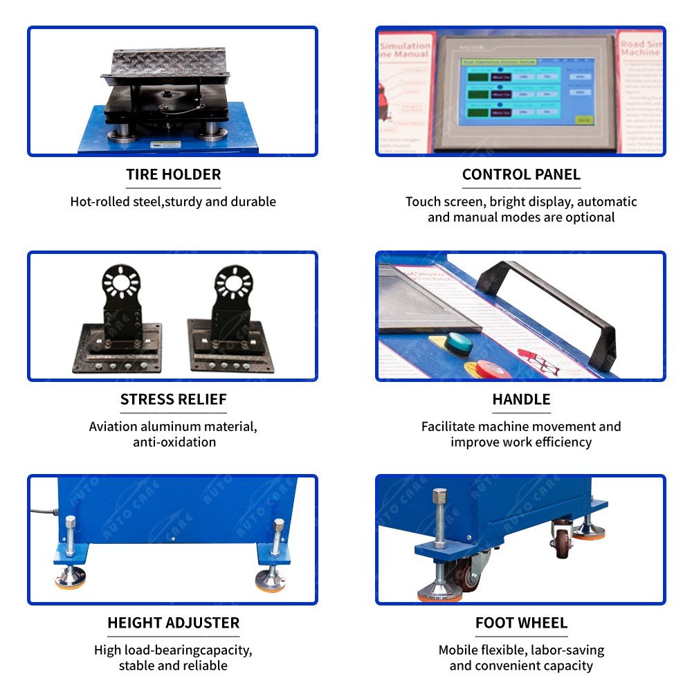 Computer-Controlled Vehicle Suspension Test Machine Chassis Shake Tester for Car Body Repair Noise Abnormality Detection Tools