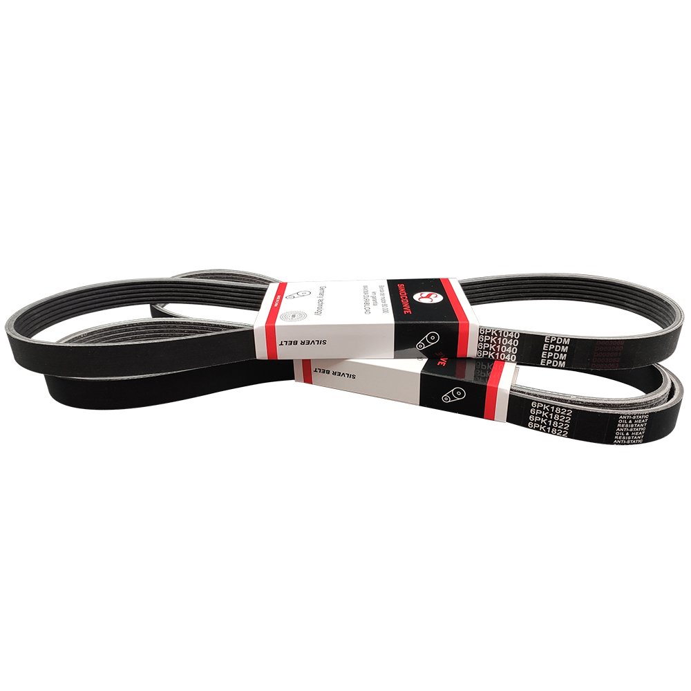 Fuel Efficient Serpentine CR/EPDM Rubber Ribbed V Belt for Economy Cars