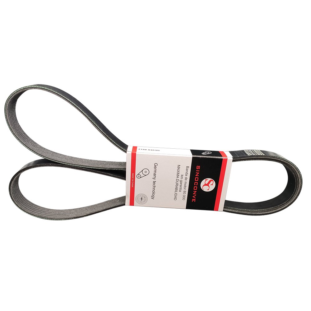 Fuel Efficient Serpentine CR/EPDM Rubber Ribbed V Belt for Economy Cars