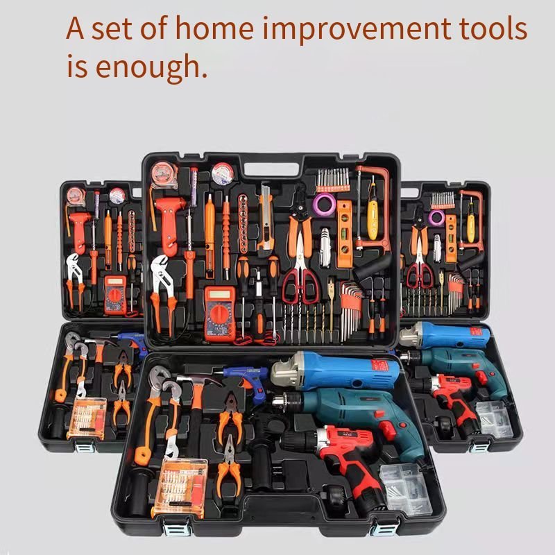 Professional orange combination various power tool sets Complete accessories tool set Hand Socket Tool Set