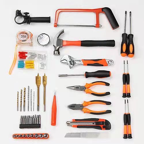 Professional orange combination various power tool sets Complete accessories tool set Hand Socket Tool Set