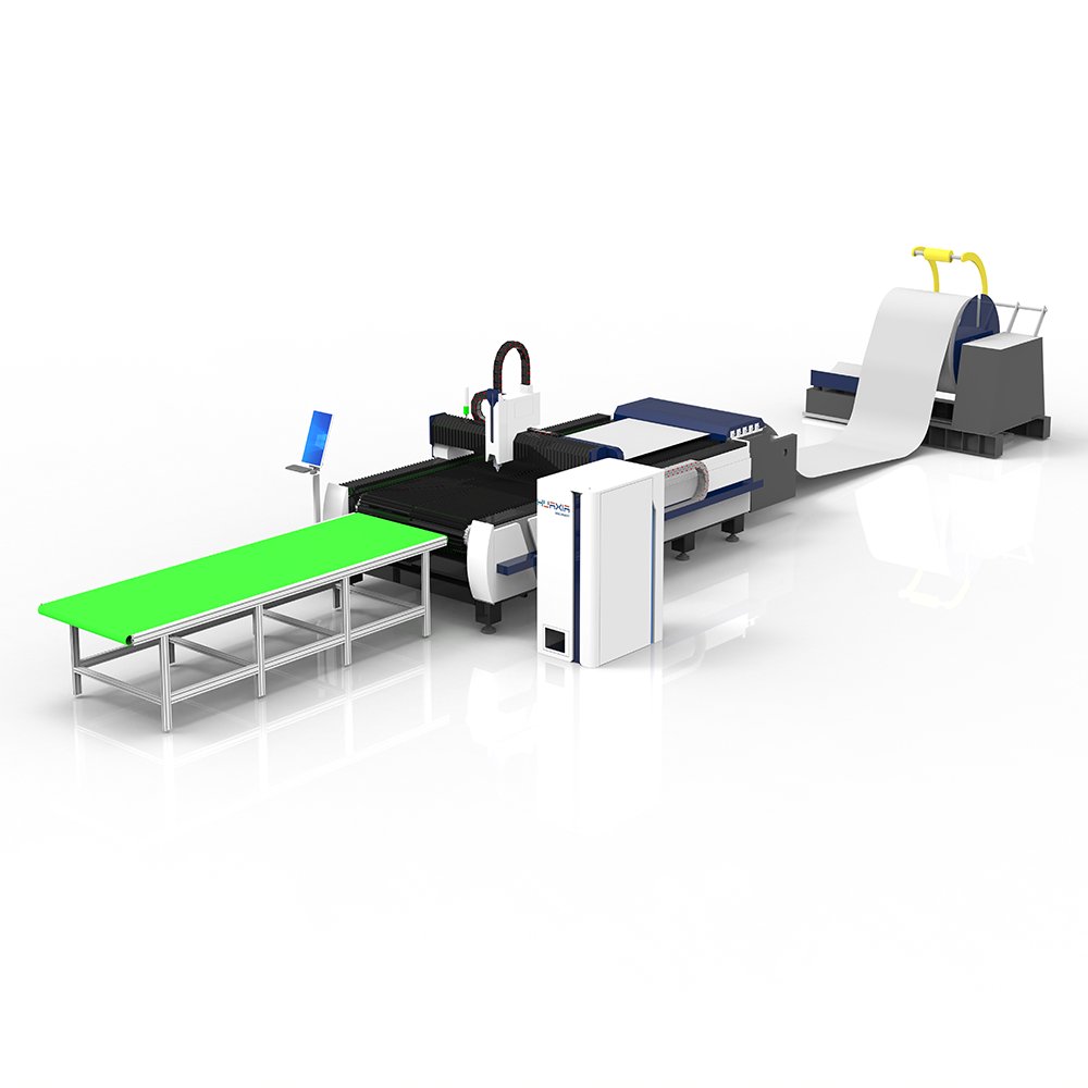 China Coil Production Line 1500w 2000W 3000W 6000W 12kw Fiber Laser Cutting Machine Automatic Feeding Laser Cutting Machines