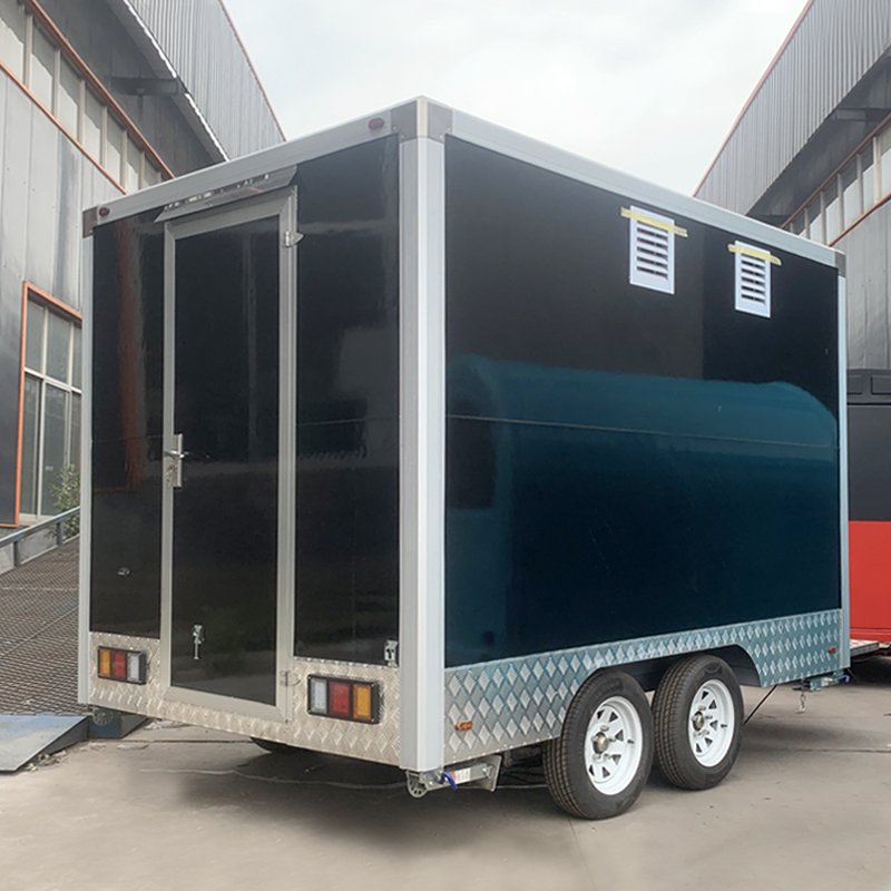 One-Stop Food Trailer Manufacture Mobile Restaurant Fast Food Truck Trailer with Full Kitchen for Sale United States