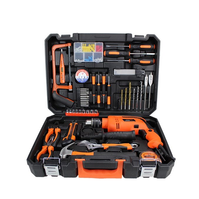 Hardware accessories wrench plier tape tool kits cordless drill