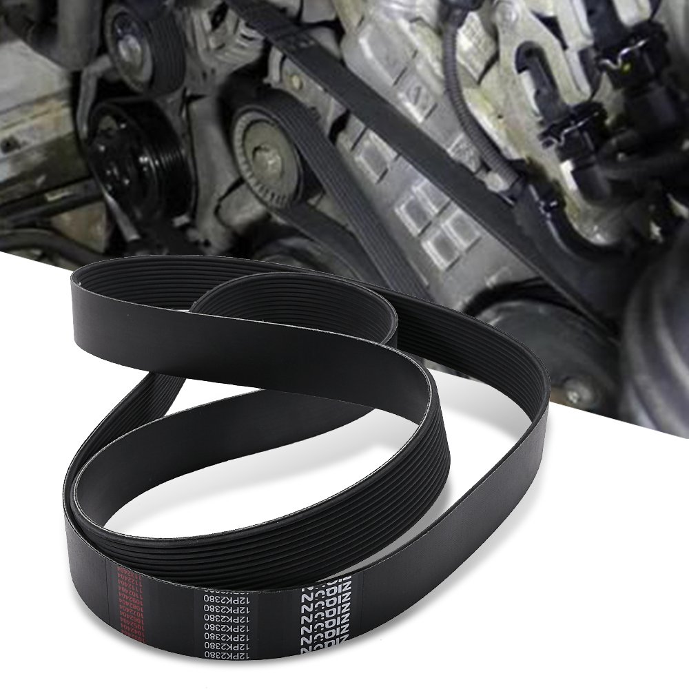 Truck Power Transmission Belts EPDM CR Material Black Color Ribbed Driving PK Belt Fan Rib Belt