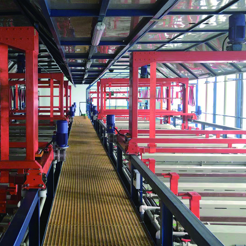 Metal Product Processing Line Automatic Production Lines Zinc Plating Chrome Plating Electroplating Machine