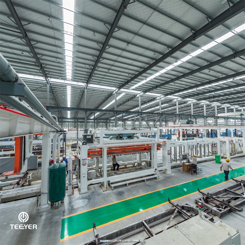 150000m3 Per Year Semi-automatic and High Efficient AAC Production