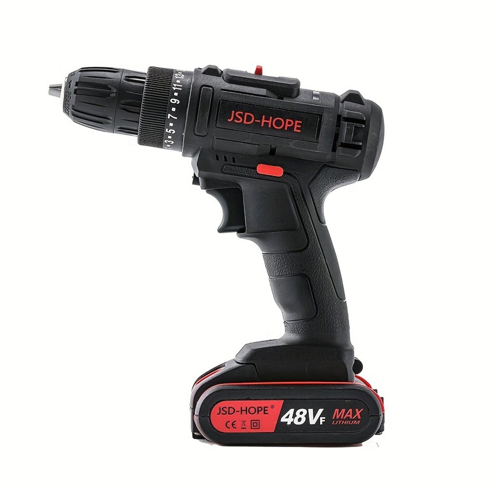 Multifunctional Lithium Electric Power Drill With Screwdriver Transfer Tool Home Charging Hand Drill For Hole Drilling