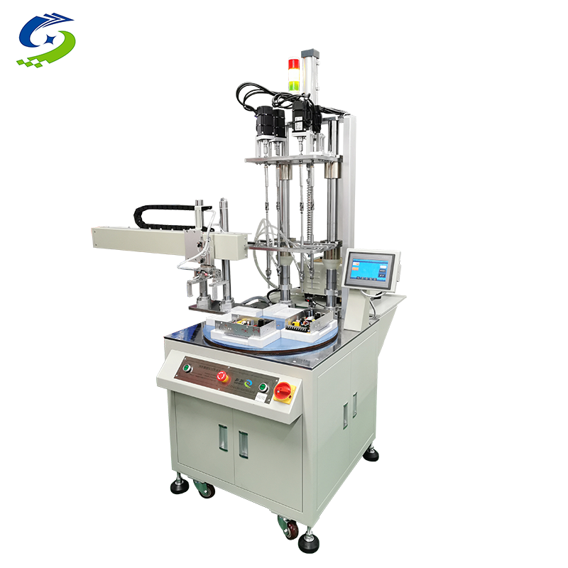 Multi Axis Rotary Table Automatic Screw Locking Screwing Auto Feed Screwdriver Machine with Manipulator Robotic Arm