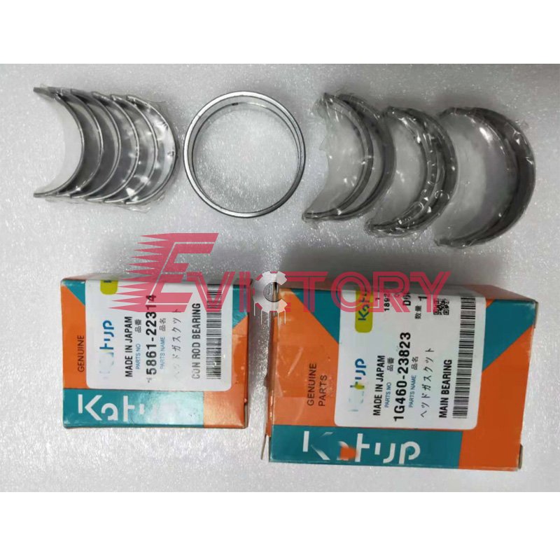 For KUBOTA D662 overhauling kit connecting rod big small end bearing set