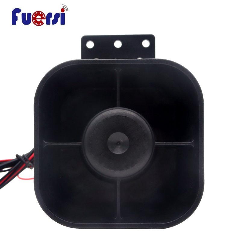 Fuersi OEM ODM 30W Motorcycle Car Auto Vehicle Truck 3 Sound Tone Loud Horn Siren Firemen Ambulance Warning Alarm Loudspeaker
