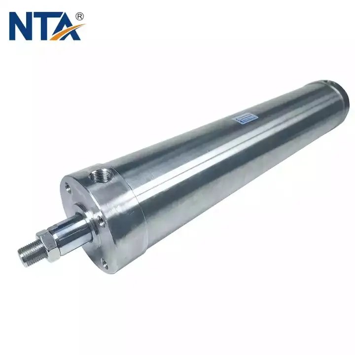All Stainless Steel Repairable Tie Rod pneumatic air cylinder For Cheese Food Chemical Industry