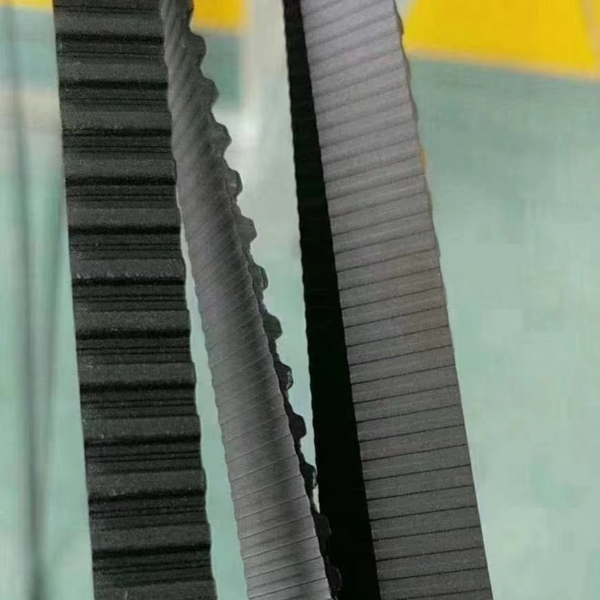 Glydea Curtain Track Black Belt 10.5 mm for Transmission For Somfy